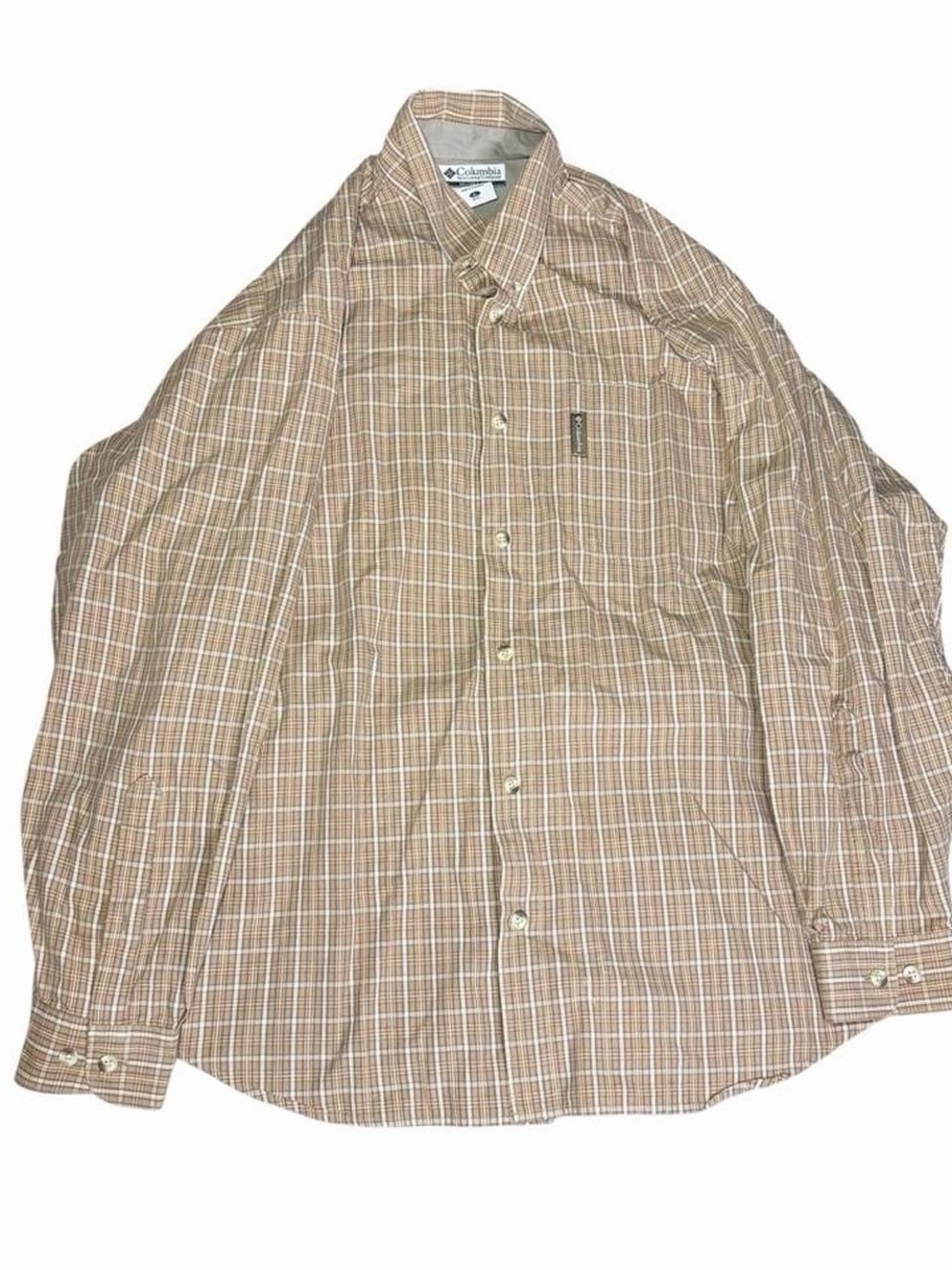 Vintage Columbia Sportswear Plaid Long-Sleeve Shirt